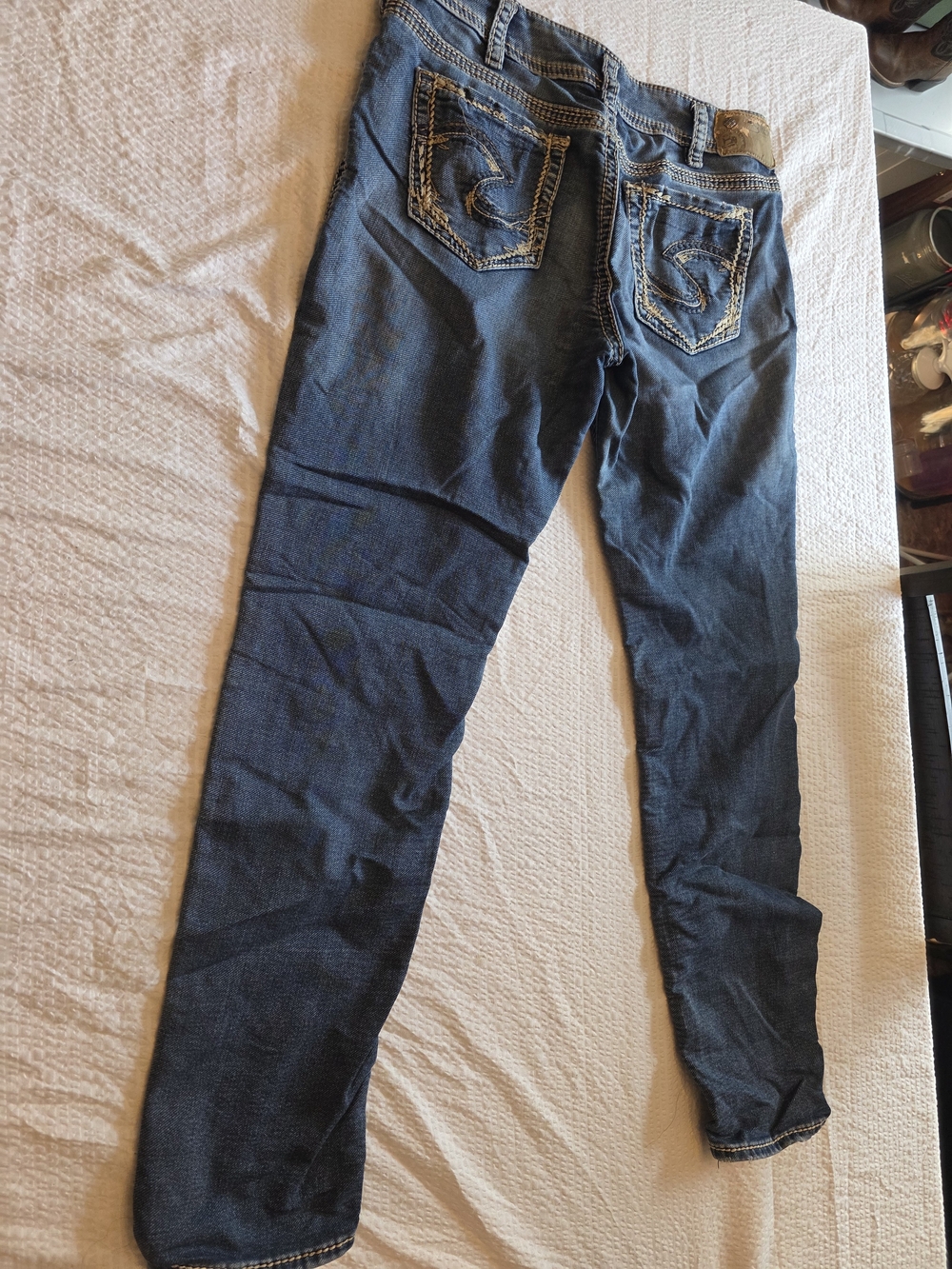 Silver Joga Jeans Women's Dark Blue Boot Cut Jeans Size 32x31